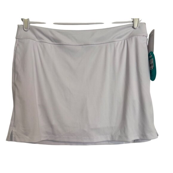 Greg Norman Golf Play Dry Skort Size Large White NWT $69 Pockets Stretchy - Picture 9 of 9